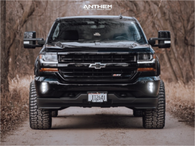 1 2017 Silverado 1500 Chevrolet Lt Readylift Suspension Lift 4in Anthem Off Road Turbine Gloss Black
