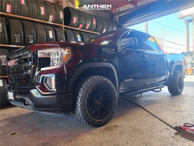 1 2021 Sierra 1500 Gmc Elevation Motofab Leveling Kit Anthem Off Road Turbine Gloss Black