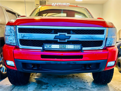 1 2010 Silverado 1500 Chevrolet Ltz Motofab Leveling Kit Anthem Off Road Avenger Black Milled