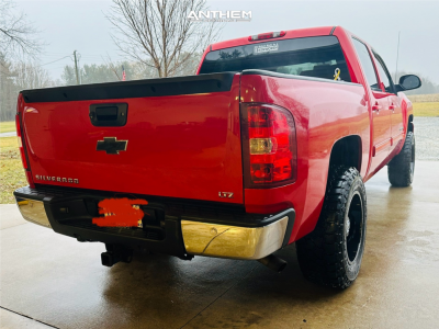 1 2010 Silverado 1500 Chevrolet Ltz Motofab Leveling Kit Anthem Off Road Avenger Black Milled