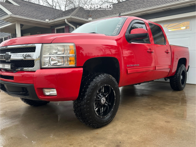 1 2010 Silverado 1500 Chevrolet Ltz Motofab Leveling Kit Anthem Off Road Avenger Black Milled