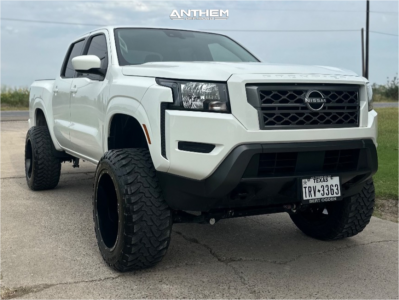 2024 Nissan Frontier - 20x12 -44mm - Anthem Off-Road Equalizer - Suspension Lift 6" - 33" x 12.5"