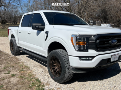 1 2023 F 150 Ford Xlt Motofab Leveling Kit Anthem Off Road Talon Bronze