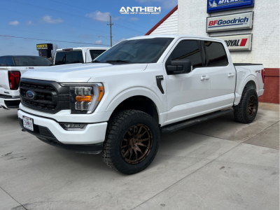 1 2023 F 150 Ford Xlt Motofab Leveling Kit Anthem Off Road Talon Bronze