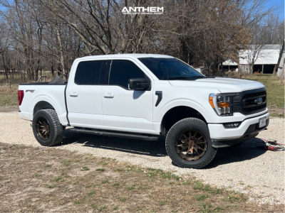 1 2023 F 150 Ford Xlt Motofab Leveling Kit Anthem Off Road Talon Bronze