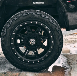 1 2006 Titan Nissan Rough Country Suspension Lift 4in Anthem Off Road Rogue Black Milled