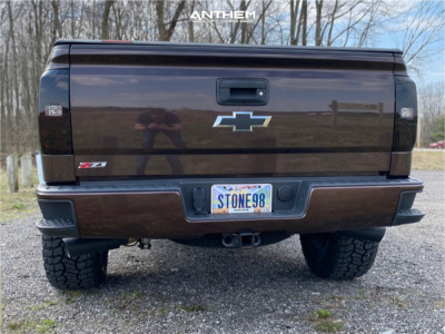 1 2016 Silverado 1500 Chevrolet Lt Rough Country Suspension Lift 35in Anthem Off Road Turbine Gloss Black