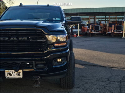 1 2021 2500 Ram Big Horn Rough Country Suspension Lift 3in Anthem Off Road Talon Gloss Black