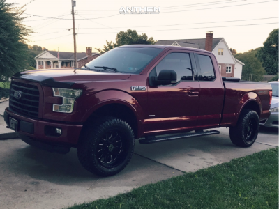 2015 Ford F-150 - 20x10 -24mm - Anthem Off-Road Intimidator - Leveling Kit - 33" x 12.5"