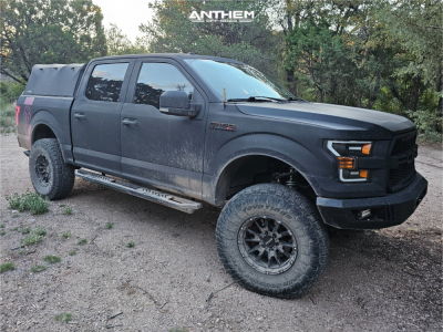2015 Ford F-150 - 18x9 -12mm - Anthem Off-Road Talon - Suspension Lift 6" - 37" x 12.5"