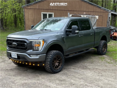 1 2023 F 150 Ford Xlt Zone Suspension Lift 4in Anthem Off Road Talon Bronze