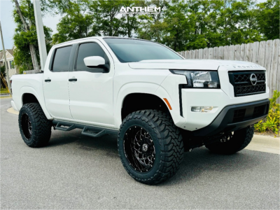 2022 Nissan Frontier - 20x12 -44mm - Anthem Off-Road Avenger - Suspension Lift 6" - 35" x 12.5"