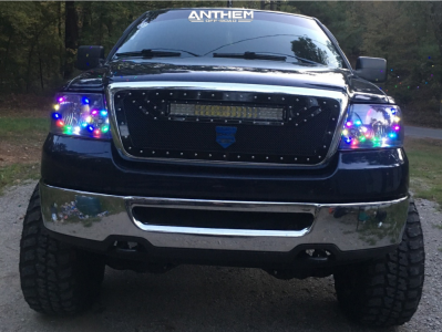 1 2006 F 150 Ford Rough Country Suspension Lift 6in Anthem Commander Black