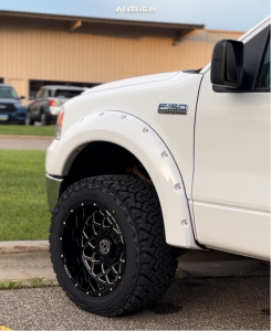 1 2008 F 150 Ford Xlt Rough Country Leveling Kit Anthem Off Road Avenger Black Milled