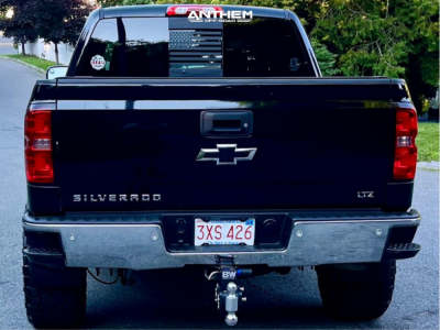 1 2015 Silverado 1500 Chevrolet Ltz Rough Country Suspension Lift 5in Anthem Off Road Equalizer Black Milled