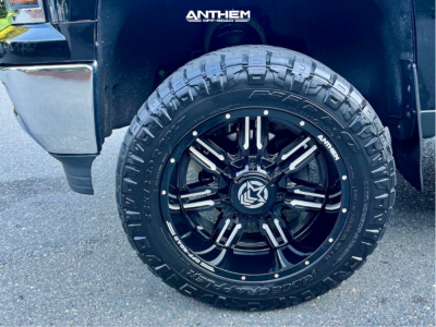 1 2015 Silverado 1500 Chevrolet Ltz Rough Country Suspension Lift 5in Anthem Off Road Equalizer Black Milled