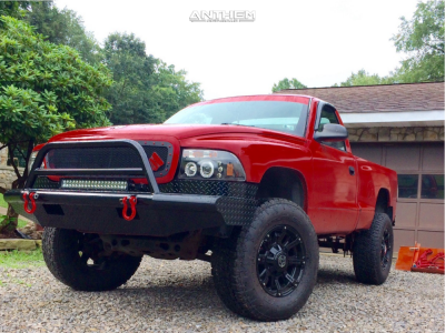 2001 Dodge Dakota - 17x9 -12mm - Anthem Off-Road Defender - Suspension Lift 3" - 285/70R17