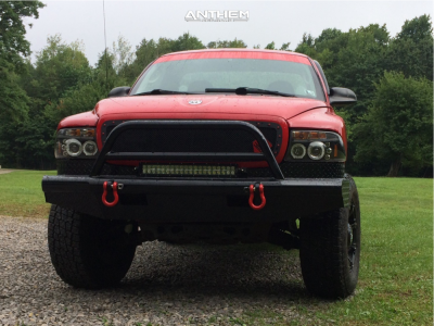 1 2001 Dakota Dodge Supreme Suspension Lift 3in Anthem Defender Machined Black