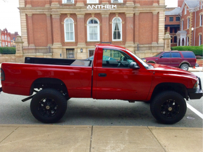 1 2001 Dakota Dodge Supreme Suspension Lift 3in Anthem Defender Machined Black