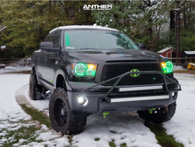 2013 Toyota Tundra - 20x10 -24mm - Anthem Off-Road Defender - Suspension Lift 4.5" - 35" x 12.5"