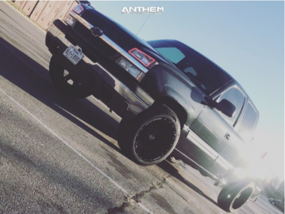 1 2005 Silverado 1500 Chevrolet Rough Country Suspension Lift 3in Anthem Aviator Black