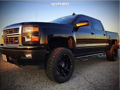 2015 Chevrolet Silverado 1500 - 20x10 -24mm - Anthem Off-Road Defender - Suspension Lift 5" - 33" x 12.5"