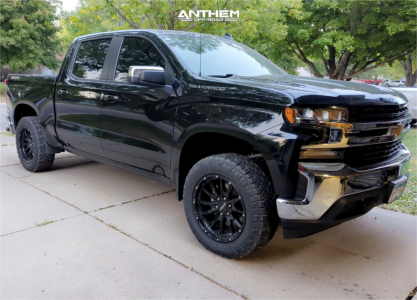 1 2022 Silverado 1500 Ltd Chevrolet Lt Motofab Leveling Kit Anthem Off Road Talon Gloss Black