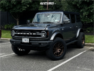 1 2022 Bronco Ford Outer Banks Readylift Leveling Kit Anthem Off Road Talon Bronze