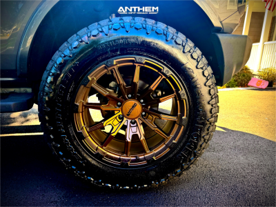 1 2022 Bronco Ford Outer Banks Readylift Leveling Kit Anthem Off Road Talon Bronze