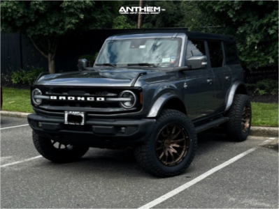 2022 Ford Bronco - 20x10 -24mm - Anthem Off-Road Talon - Leveling Kit - 35" x 11.5"