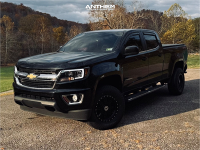 1 2016 Colorado Chevrolet Lt Ksp Suspension Lift 3in Anthem Off Road Rogue Satin Black