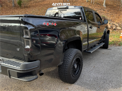 1 2016 Colorado Chevrolet Lt Ksp Suspension Lift 3in Anthem Off Road Rogue Satin Black