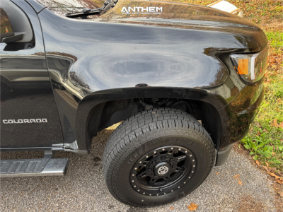 1 2016 Colorado Chevrolet Lt Ksp Suspension Lift 3in Anthem Off Road Rogue Satin Black
