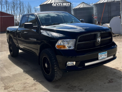 2012 Ram 1500 - 18x9 0mm - Anthem Off-Road Equalizer - Suspension Lift 2.5" - 285/70R18