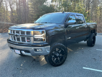 2015 Chevrolet Silverado 1500 - 20x10 -24mm - Anthem Off-Road Equalizer - Suspension Lift 5" - 33" x 12.5"