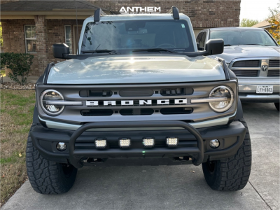 1 2022 Bronco Ford Big Bend Rough Country Suspension Lift 35in Anthem Off Road Talon Bronze