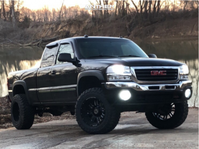 2004 GMC Sierra 1500 - 20x12 -44mm - Anthem Off-Road Enforcer - Suspension Lift 6" & Body 3" - 35" x 12.5"
