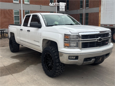 2014 Chevrolet Silverado 1500 - 20x10 -24mm - Anthem Off-Road Talon - Suspension Lift 3.5" - 35" x 12.5"
