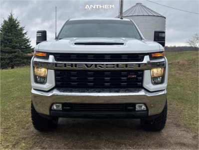 1 2023 Silverado 2500 Hd Chevrolet Lt Rough Country Suspension Lift 3in Anthem Off Road Intimidator Black