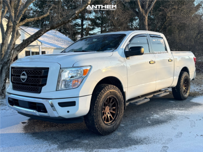 2023 Nissan TITAN - 18x9 -12mm - Anthem Off-Road Talon - Leveling Kit - 275/70R18