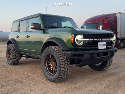 2024 Ford Bronco Sasquatch - 20x9 0mm - Anthem Off-Road Talon - Stock Suspension - 35" x 12.5"