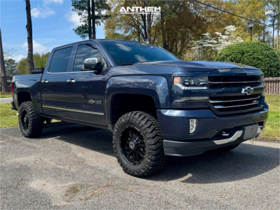 2018 Chevrolet Silverado 1500 - 18x9 0mm - Anthem Off-Road Equalizer - Suspension Lift 3.5" - 33" x 12.5"
