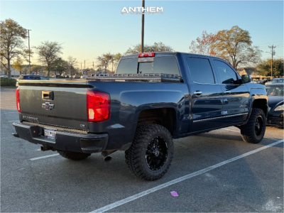 1 2018 Silverado 1500 Chevrolet Ltz Rough Country Suspension Lift 35in Anthem Off Road Equalizer Gloss Black