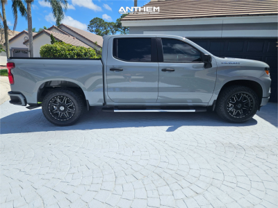 1 2025 Silverado 1500 Chevrolet Custom Stock Stock Anthem Off Road Equalizer Black Milled