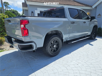 1 2025 Silverado 1500 Chevrolet Custom Stock Stock Anthem Off Road Equalizer Black Milled