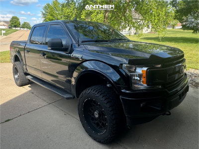 2020 Ford F-150 - 20x10 -18mm - Anthem Off-Road Avenger - Suspension Lift 3" - 33" x 12.5"
