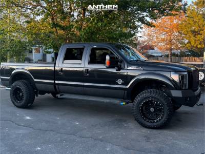 2014 Ford F-350 Super Duty - 20x12 -44mm - Anthem Off-Road Rogue - Suspension Lift 8" - 37" x 13.5"