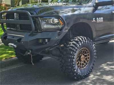 1 2016 3500 Ram Laramie Zone Suspension Lift 6in Anthem Off Road Valor Matte Bronze