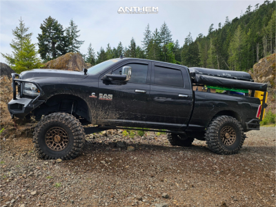 1 2016 3500 Ram Laramie Zone Suspension Lift 6in Anthem Off Road Valor Matte Bronze