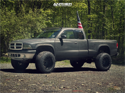 2001 Dodge Dakota - 20x12 -44mm - Anthem Off-Road Avenger - Suspension Lift 6" - 35" x 12.5"